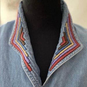 Vintage Denim Cowgirl Dress / Duster